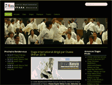 Tablet Screenshot of aikido-essonne-ffaaa.com